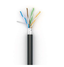 Кабель для зовнішньої прокладки Atcom (20799) Standard FTP, 4*2*0.5мм, ССА, CAT5e, 305м