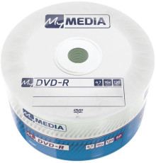 Диски DVD-R MyMedia (69200) 4.7GB, 16x, Matt Silver Wrap, 50шт