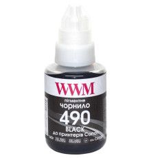 Чернила WWM Canon Pixma G1400/2400/3400 Black Pigment (C490BP) 140г