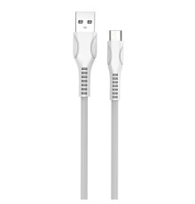 Кабель ColorWay USB - micro USB (M/M), Line-Drawing, 2.4 А, 1 м, White (CW-CBUM028-WH)