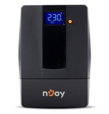 Джерело безперебійного живлення NJOY Horus Plus 600 (PWUP-LI060H1-AZ01B) Lin.int., AVR, 2 x евро, USB, LCD, пластик