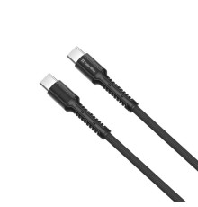 Кабель ColorWay USB Type-C - USB Type-C (M/M) PD Fast Charging, 3А, 68W, 1 м Grey (CW-CBPDCC030-GR)