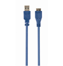 Кабель Gembird USB - microUSB Type-B (M/M), 1.8 м, синій (CCP-mUSB3-AMBM-6)