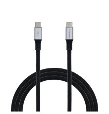 Кабель Grand-X USB Type-C - USB Type-C (M/M), Power Delivery, 65 W, 1 м, Black (TPC-02)