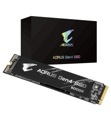 Накопичувач SSD  500GB Gigabyte Aorus M.2 2280 PCIe NVMe 4.0 x4 3D TLC (GP-AG4500G)