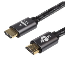 Кабель Atcom Premium HDMI - HDMI V 2.1 (M/M), 4К, 5 м, Black (AT23785) пакет
