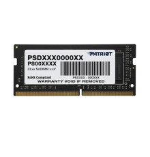 Модуль пам`яті SO-DIMM 4GB/2666 DDR4 Patriot Signature Line (PSD44G266681S)