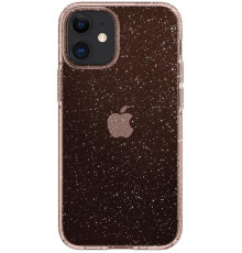 Чохол-накладка Spigen Liquid Crystal Glitter для Apple iPhone 12 Mini Rose Quartz (ACS01742)