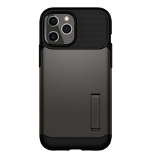 Чeхол-накладка Spigen Slim Armor для Apple iPhone 12 Pro Max Gunmetal (ACS01480)