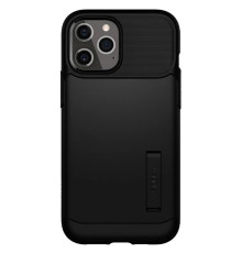 Чeхол-накладка Spigen Slim Armor для Apple iPhone 12 Pro Max Black (ACS01479)