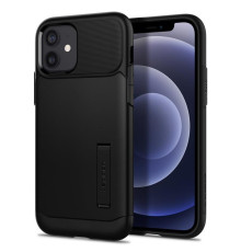 Чохол-накладка Spigen Slim Armor для Apple iPhone 12/12 Pro Black (ACS01523)