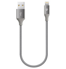 Кабель Ttec USB - Lightning (M/M), AlumiCable Mini, 0.3 м, Space Gray (2DK28UG)