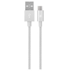 Кабель Ttec USB - мicro USB (M/M), AlumiCable, 1.2 м, Silver (2DK11G)