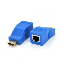 Адаптер Voltronic HDMI - RJ-45 (M/F), Blue (YT-SCPE HDMI-30m720P/14662)