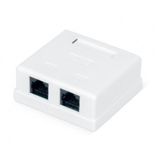 Розетка Ritar RJ45х2 (StR-8P8CRJ45/C6-2/01527)