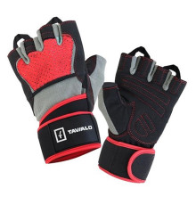 Рукавички для фітнесу Tavialo чоловічі M Black-Gray-Red (189205007)