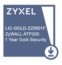 Підписка на сервіс Zyxel Gold Security Pack (AS, AV, CF, IDP/DPI, Sandboxing, SecuReporter, 40 AP) сроком 1 год для ATP200 (LIC-GOLD-ZZ0001F)