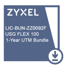 Підписка Zyxel на всі сервіси безпеки (AS, AV, CF, IDP / DPI, SecuReporter Premium) терміном 1 рік для USG FLEX 100 і 100W (LIC-BUN-ZZ0092F)