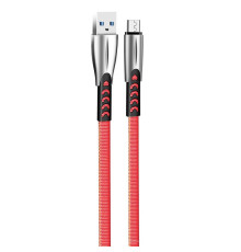 Кабель ColorWay USB - micro USB (M/M), 2.4 А, 1 м, Red (CW-CBUM011-RD)