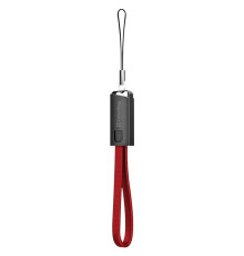 Кабель ColorWay USB - micro USB (M/M), 2.4 А, 0.22 м, Red (CW-CBUM022-RD)