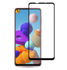 Захисне скло для Samsung Galaxy A31 SM-315 Black, 0.3мм, 4D ARC, Люкс (Z15257)