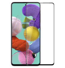 Захисне скло для Samsung Galaxy A51 SM-A515 Black, 0.3мм, 4D ARC, Люкс (Z14828)