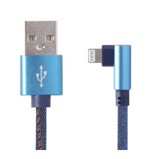 Кабель Cablexpert USB - Lightning (M/M), преміум, 1 м, синій (CC-USB2J-AMLML-1M-BL)