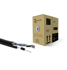 Кабель вита пара Ritar (03499) КЗПт UTP 24 AWG, CCA, 4х2х0.5 мм, 305м, Corton Box