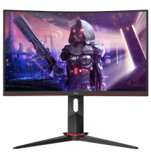 Монитор AOC 23.6" C24G2U/BK VA Black/Red Curved 165Hz