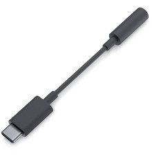 Адаптер Dell 3.5 мм - USB Type-C (F/M), Black (3GVVD)
