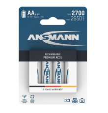 Акумулятори Ansmann AA/HR06 NI-MH 2700 mAh BL 4 шт