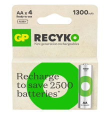 Аккумуляторы GP Recyko AA/HR06 NI-MH 1300 mAh BL 4 шт