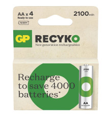 Аккумуляторы GP Recyko AA/HR06 NI-MH 2100 mAh BL 4 шт