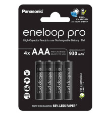 Акумулятори Panasonic Eneloop Pro AAA/HR03 NI-MH 930 mAh BL 4 шт