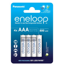 Аккумуляторы Panasonic Eneloop AAA/HR03 NI-MH 800 mAh BL 4 шт
