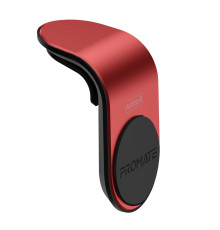 Автотримач для смартфона магнітний Promate AirGrip-3 Red
