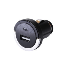 Автомобильное зарядное устройство Strax Car Charger 2.4A Single USB-A Black (4029948595757) Bulk