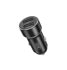 Автомобільний зарядний пристрій XO CC53 (2USB-A, 2.4A) Black (CC53.black)