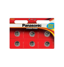 Батарейка Panasonic CR 2016 BL 6шт