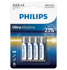 Батарейка Philips Ultra Alkaline AAA/LR03 BL 4 шт