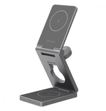 Беспроводное зарядное устройство Proove Titan Volt 3in1 Gray (WSTV15000003)