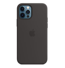 Чехол-накладка Apple Silicone Case with MagSafe для Apple iPhone 12 Pro Max Black (MHLG3)