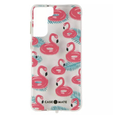 Чохол-накладка Case-Mate Tough Prints для Samsung Galaxy S21 Plus SM-G996 Float On Flamingos (CM047256)