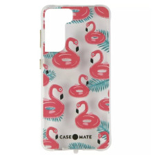 Чохол-накладка Case-Mate Tough Prints для Samsung Galaxy S21 SM-G991 Float On Flamingos (CM047234)