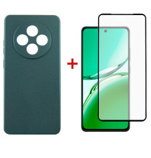 Чохол-накладка Dengos для Oppo Reno 12 F/FS Green (DG-KM-115) + захисне скло