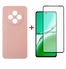 Чохол-накладка Dengos для Oppo Reno 12 F/FS Pink (DG-KM-116) + захисне скло
