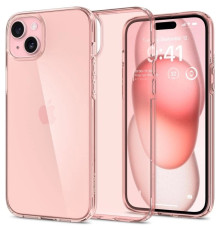 Чохол-накладка Spigen Crystal Flex для Apple iPhone 15 Plus Rose Crystal (ACS06458)