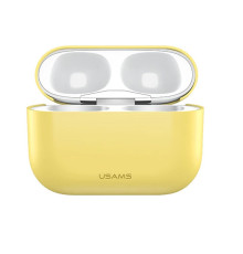 Чeхол Usams US-BH569A Silicon Ultrathin для Apple AirPods Pro Yellow (BH569AP03)