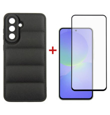 Чохол-накладка Dengos Soft для Samsung Galaxy A36 5G SM-A366 Black (DG-KM-140) + захисне скло