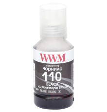 Чорнило WWM Epson M1100/M1120 (Black Pigment) (E110BP) 140г